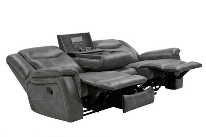 Conrad 2-Piece Living Room Set Gray - 650354-S2 - Bien Home Furniture &amp; Electronics