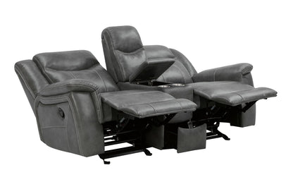 Conrad 3-Piece Living Room Set Gray - 650354-S3 - Bien Home Furniture &amp; Electronics