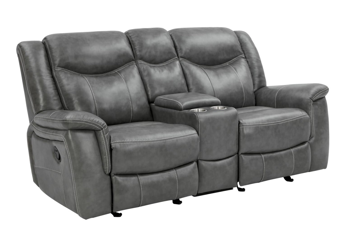 Conrad 3-Piece Living Room Set Gray - 650354-S3 - Bien Home Furniture &amp; Electronics