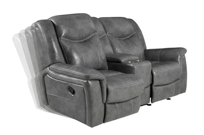 Conrad 3-Piece Living Room Set Gray - 650354-S3 - Bien Home Furniture &amp; Electronics