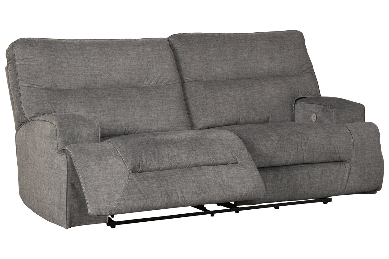 Coombs Charcoal Power Reclining Sofa - 4530247 - Bien Home Furniture &amp; Electronics