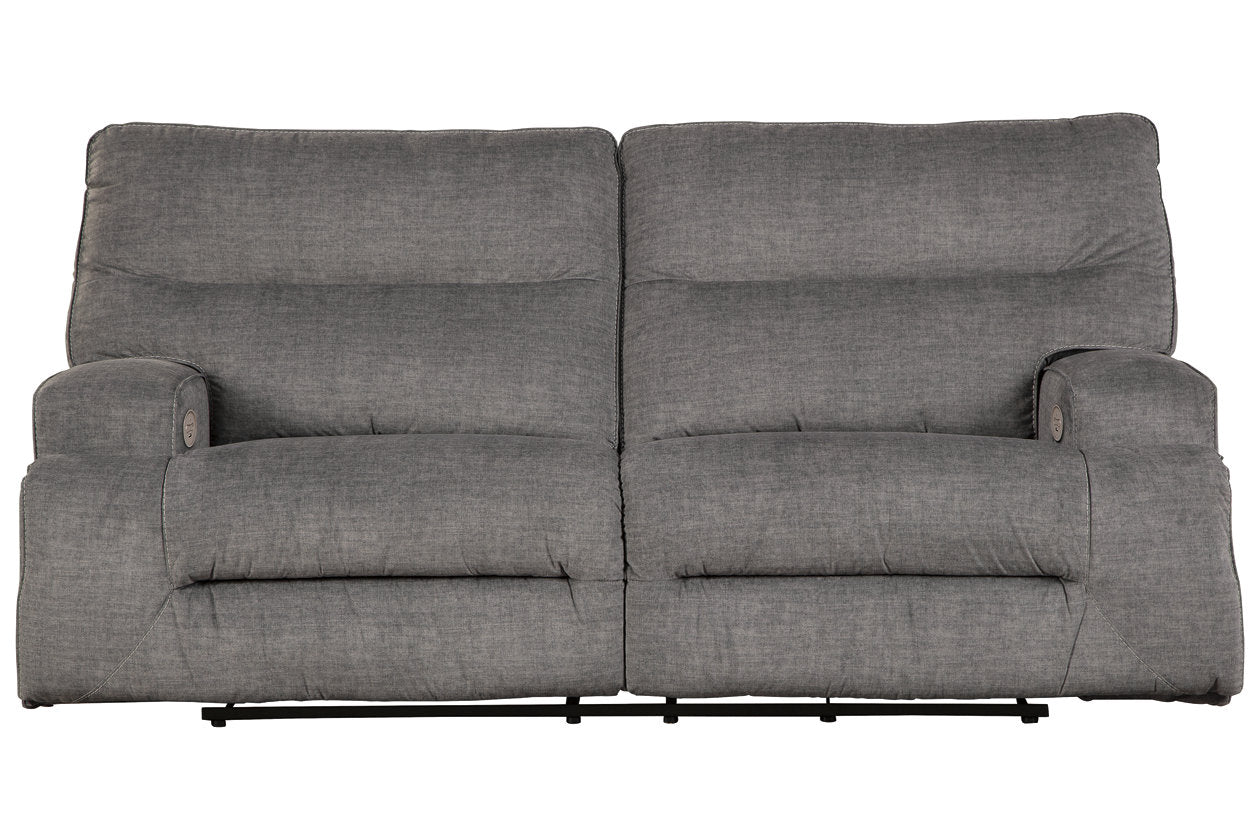 Coombs Charcoal Power Reclining Sofa - 4530247 - Bien Home Furniture &amp; Electronics