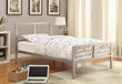 Cooper Twin Metal Bed Silver - 300201T - Bien Home Furniture & Electronics