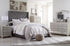 Coralayne Gray/Silver Upholstered Bedroom Set - SET | B650-74 | B650-77 | B650-93 | B650-46 - Bien Home Furniture & Electronics