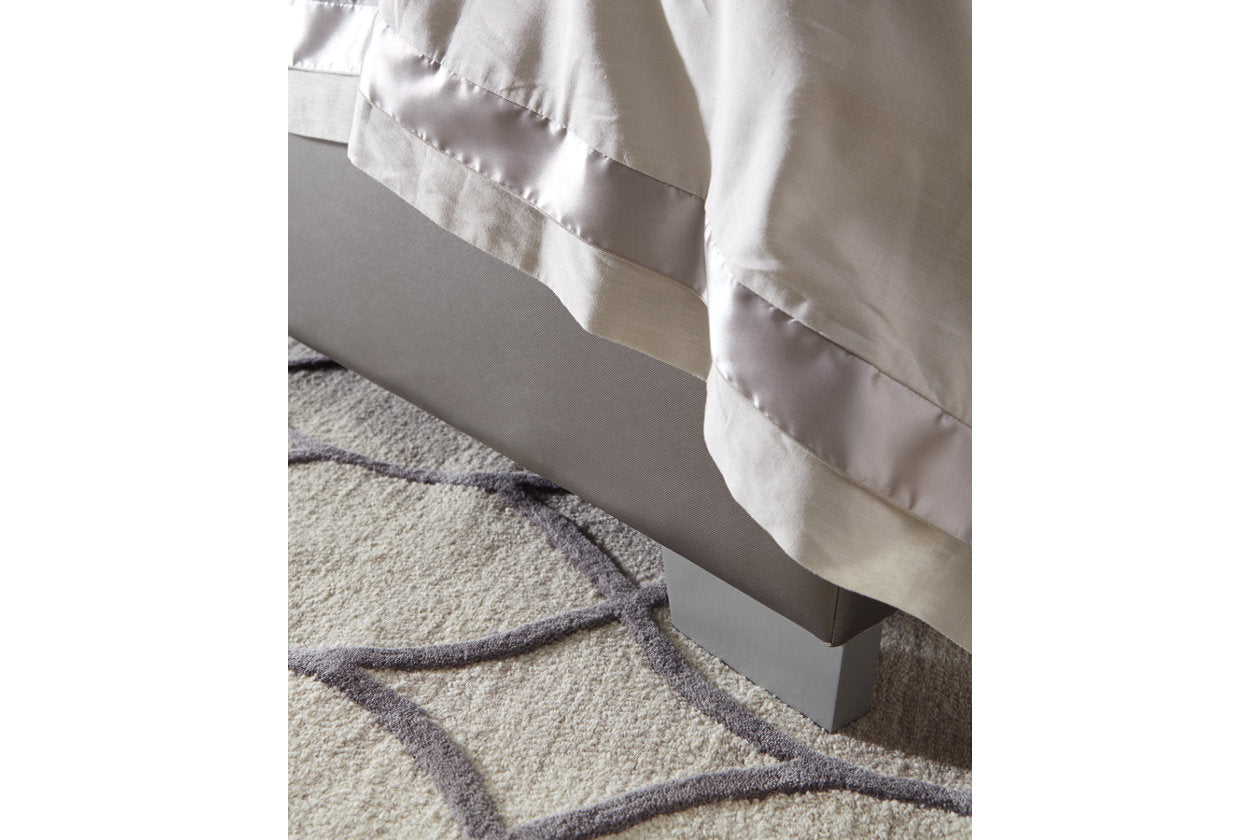 Coralayne Silver Full Upholstered Bed - SET | B650-84 | B650-87 - Bien Home Furniture &amp; Electronics
