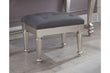 Coralayne Silver Stool - B650-01 - Bien Home Furniture & Electronics