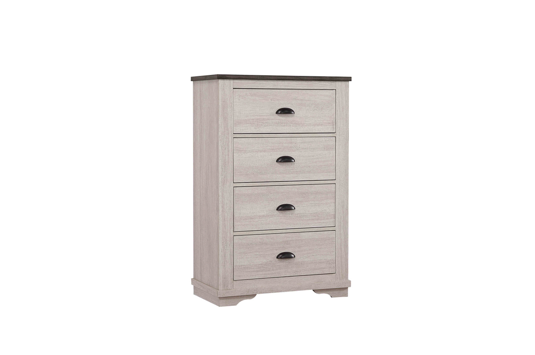 Coralee Chalk/Gray Chest - B8130-4 - Bien Home Furniture &amp; Electronics