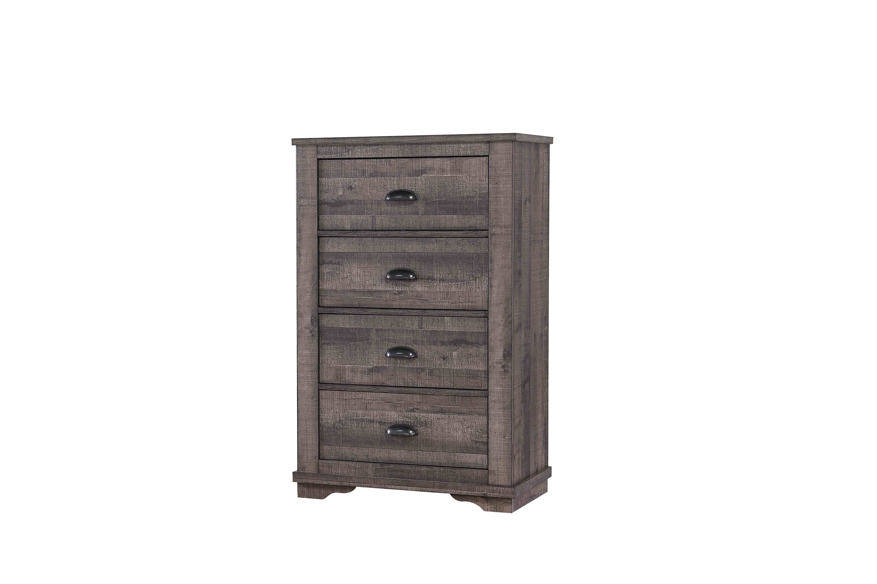 Coralee Gray Chest - B8100-4 - Bien Home Furniture &amp; Electronics