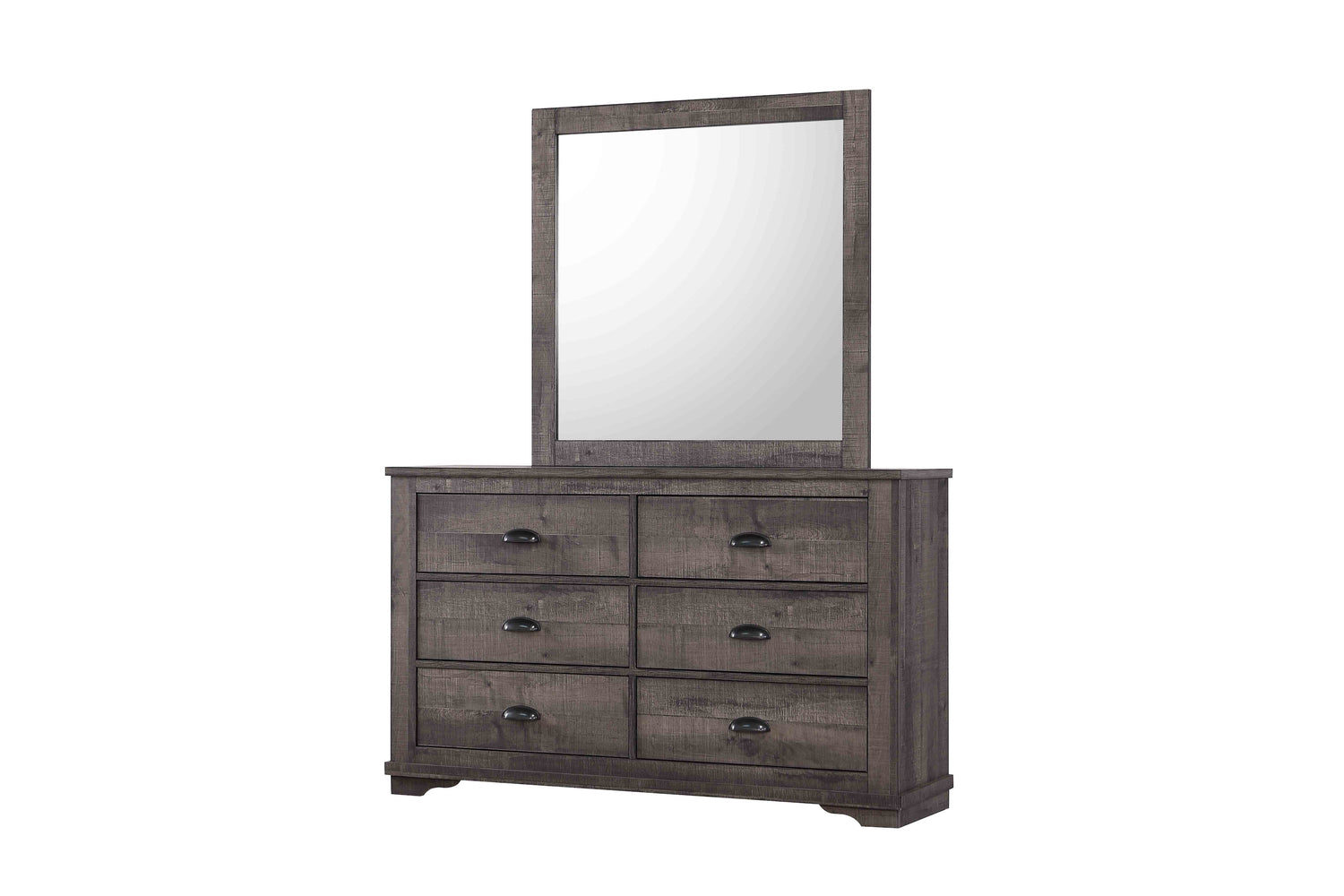 Coralee Gray Dresser - B8100-1 - Bien Home Furniture &amp; Electronics