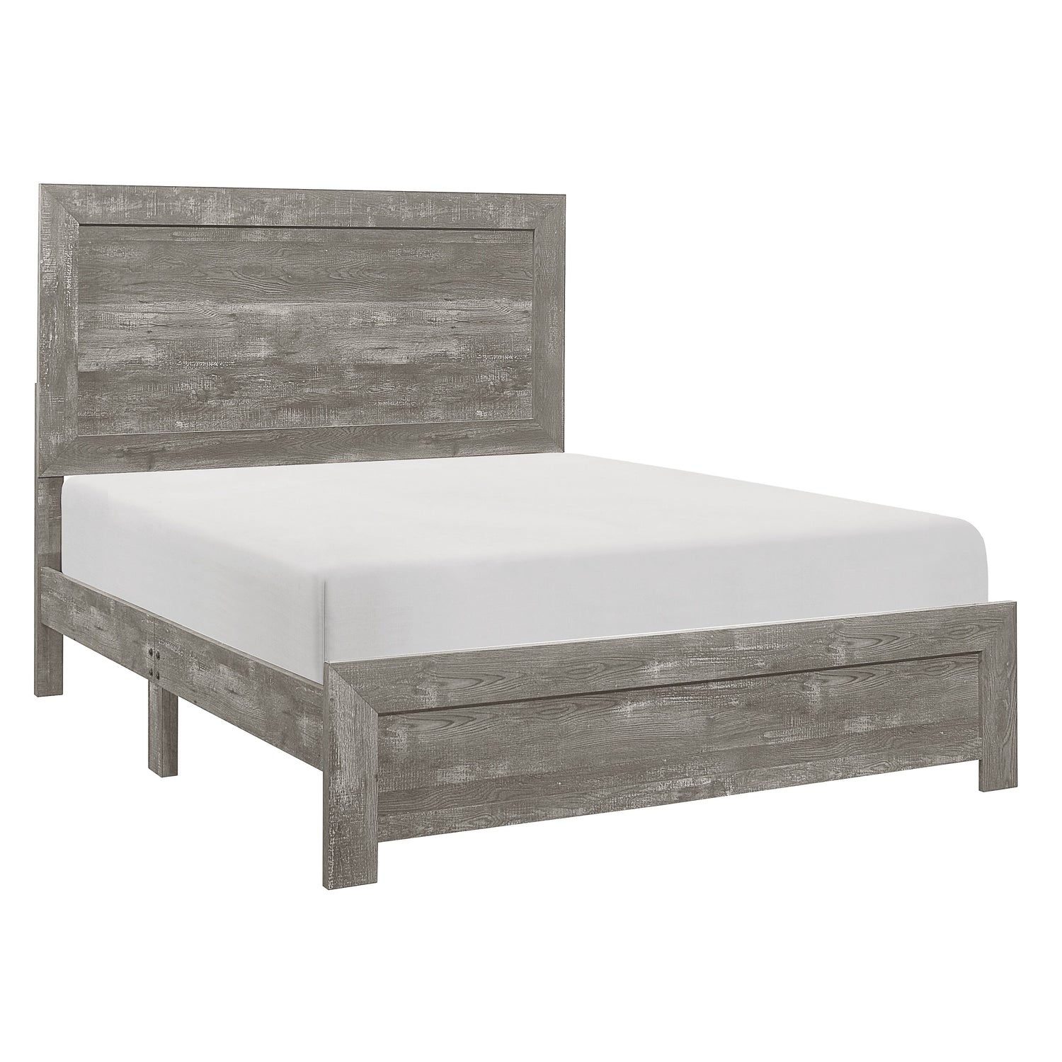 Corbin Gray Panel Bedroom Set - SET | 1534GYK-1EK | 1534GY-5 | 1534GY-6 | 1534GY-4 | 1534GY-9 - Bien Home Furniture &amp; Electronics