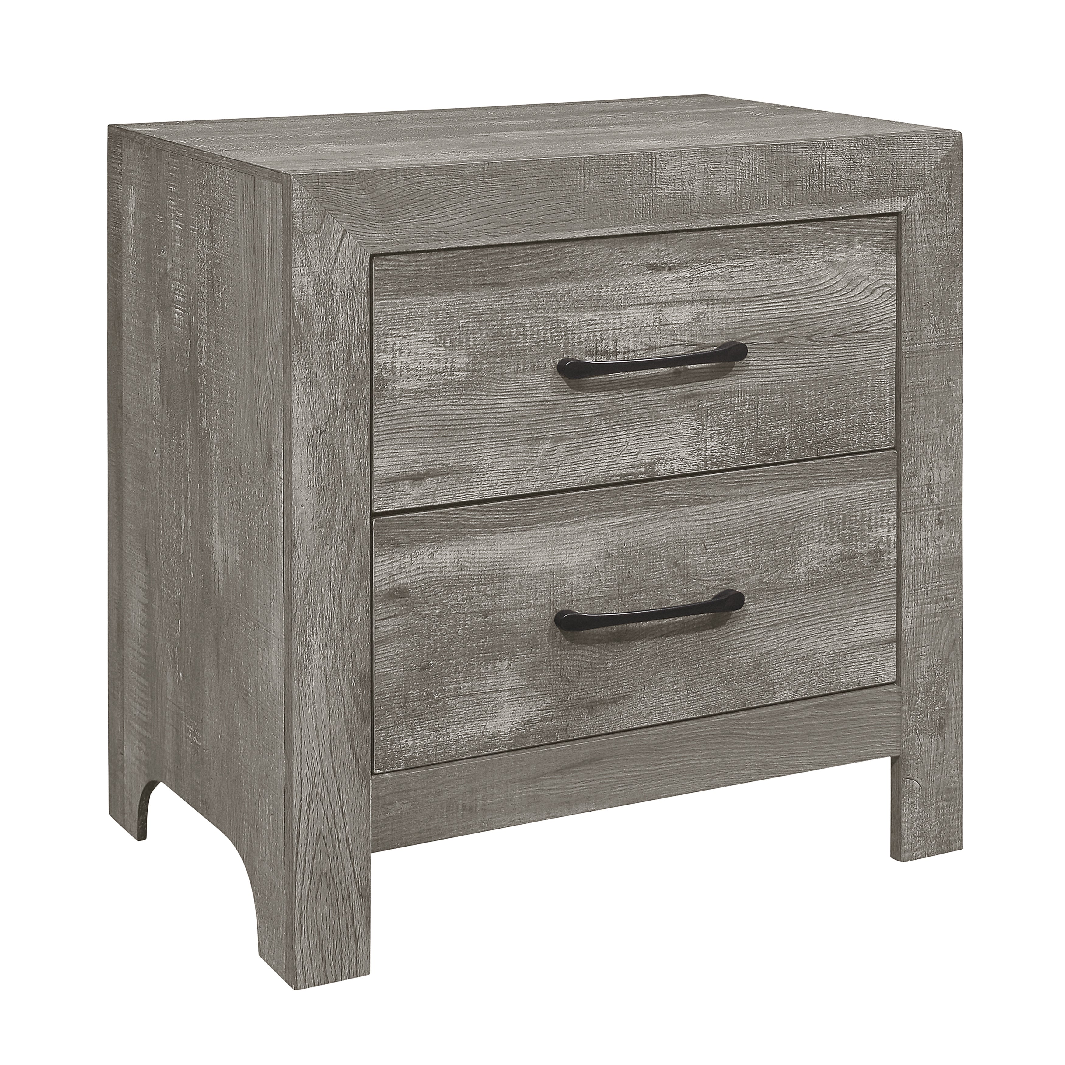 Corbin Gray Panel Bedroom Set - SET | 1534GYK-1EK | 1534GY-5 | 1534GY-6 | 1534GY-4 | 1534GY-9 - Bien Home Furniture &amp; Electronics