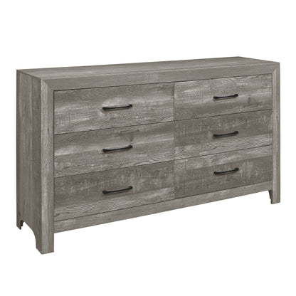 Corbin Gray Panel Bedroom Set - SET | 1534GYK-1EK | 1534GY-5 | 1534GY-6 | 1534GY-4 | 1534GY-9 - Bien Home Furniture &amp; Electronics