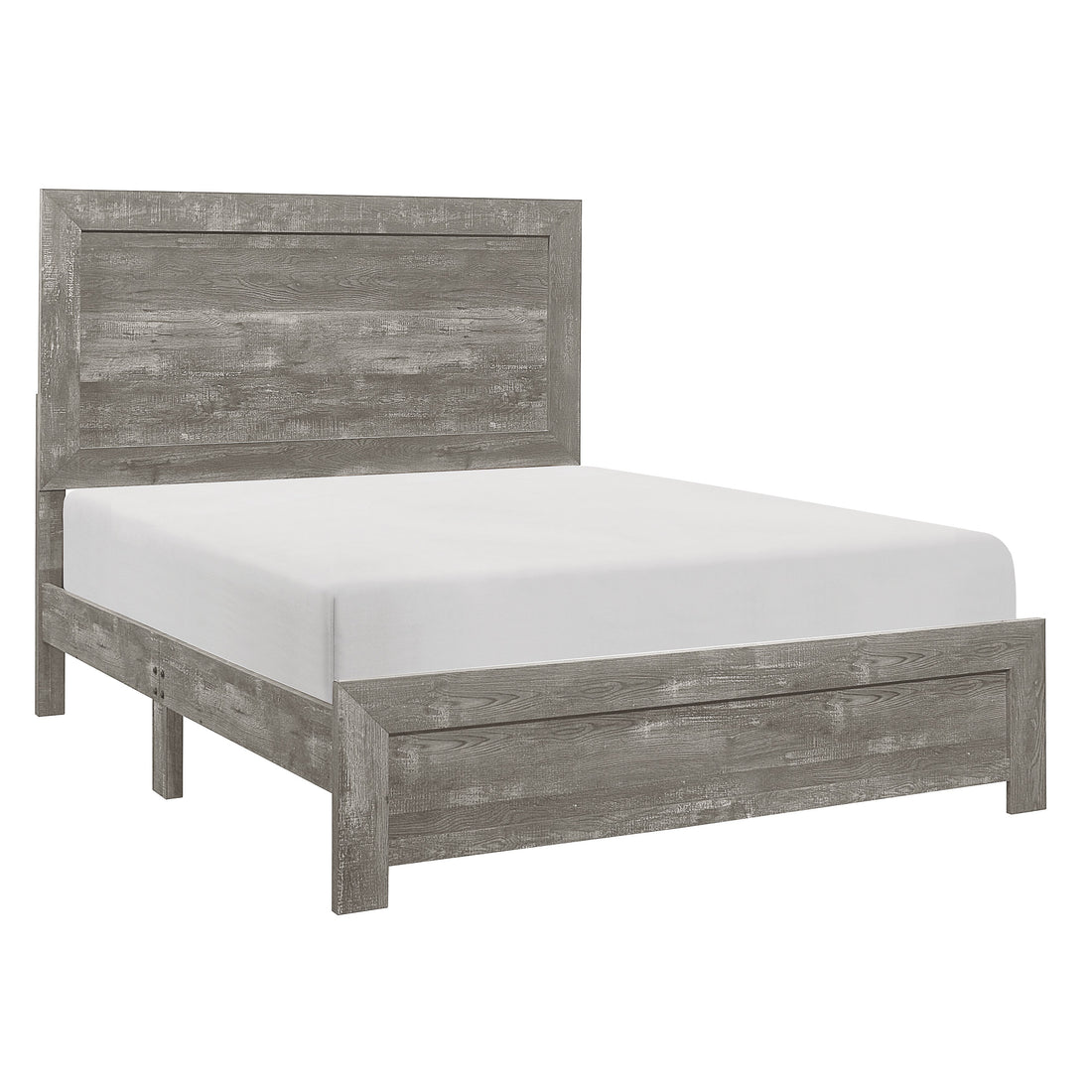 Corbin Gray Queen Panel Bed - 1534GY-1 - Bien Home Furniture &amp; Electronics