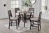 Corloda Black/Gray Counter Height Dining Table and 4 Barstools (Set of 5) - D426-223 - Bien Home Furniture & Electronics