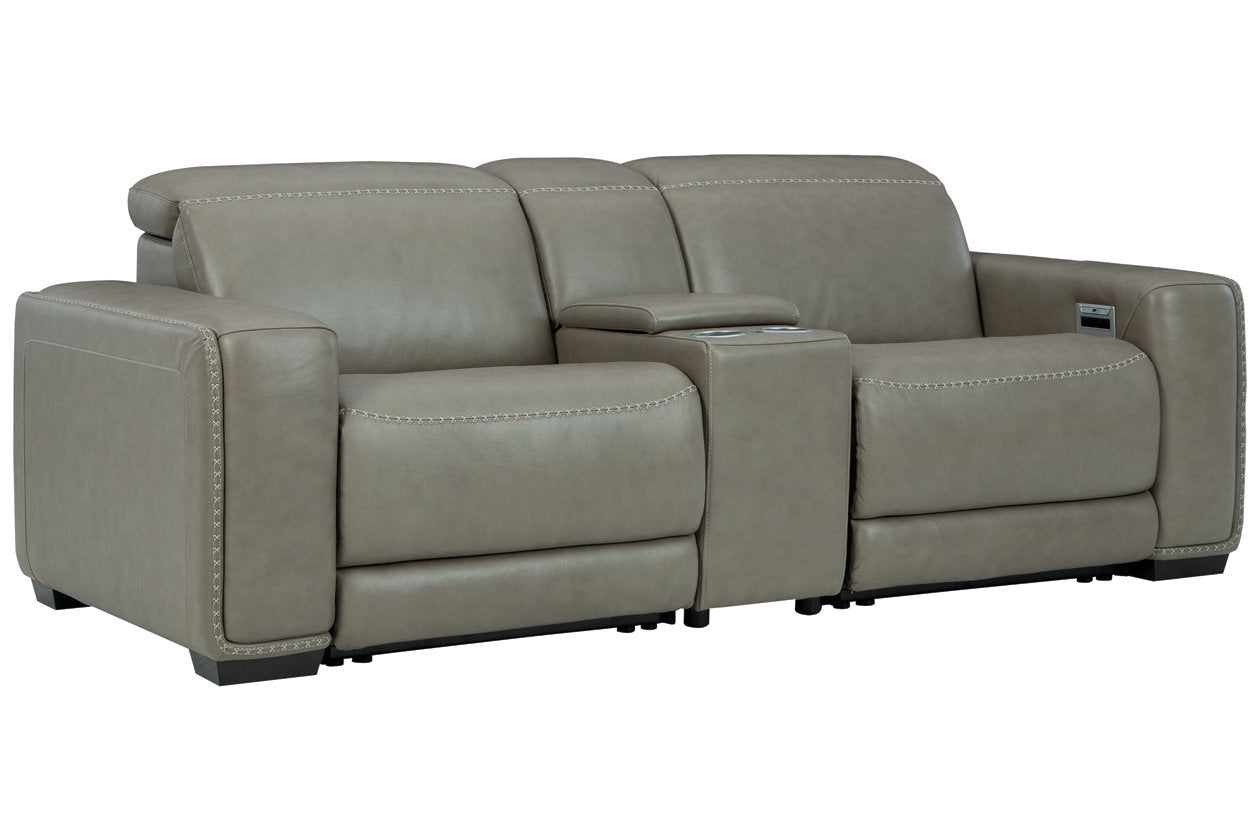 Correze Gray 3-Piece Power Reclining Loveseat - SET | U9420257 | U9420258 | U9420262 - Bien Home Furniture &amp; Electronics