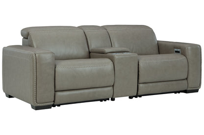 Correze Gray 3-Piece Power Reclining Loveseat - SET | U9420257 | U9420258 | U9420262 - Bien Home Furniture &amp; Electronics