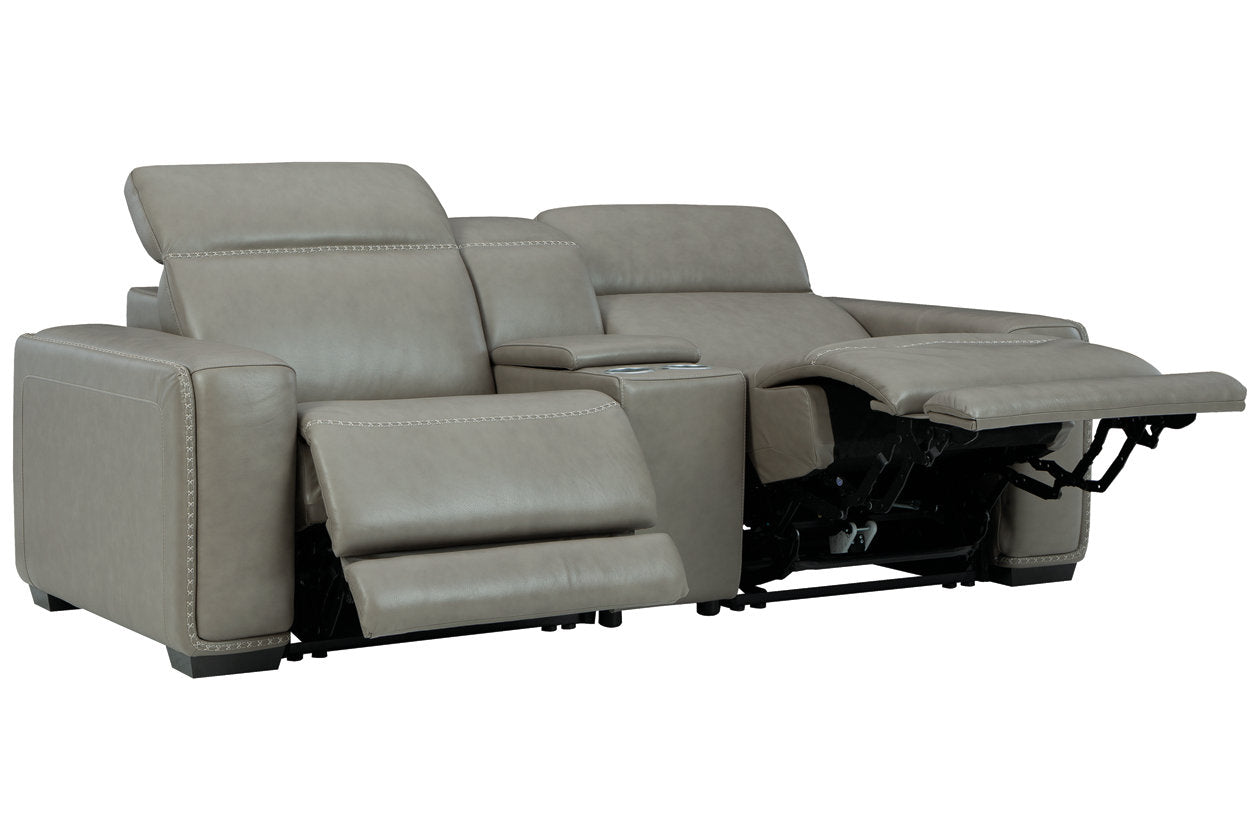 Correze Gray 3-Piece Power Reclining Loveseat - SET | U9420257 | U9420258 | U9420262 - Bien Home Furniture &amp; Electronics