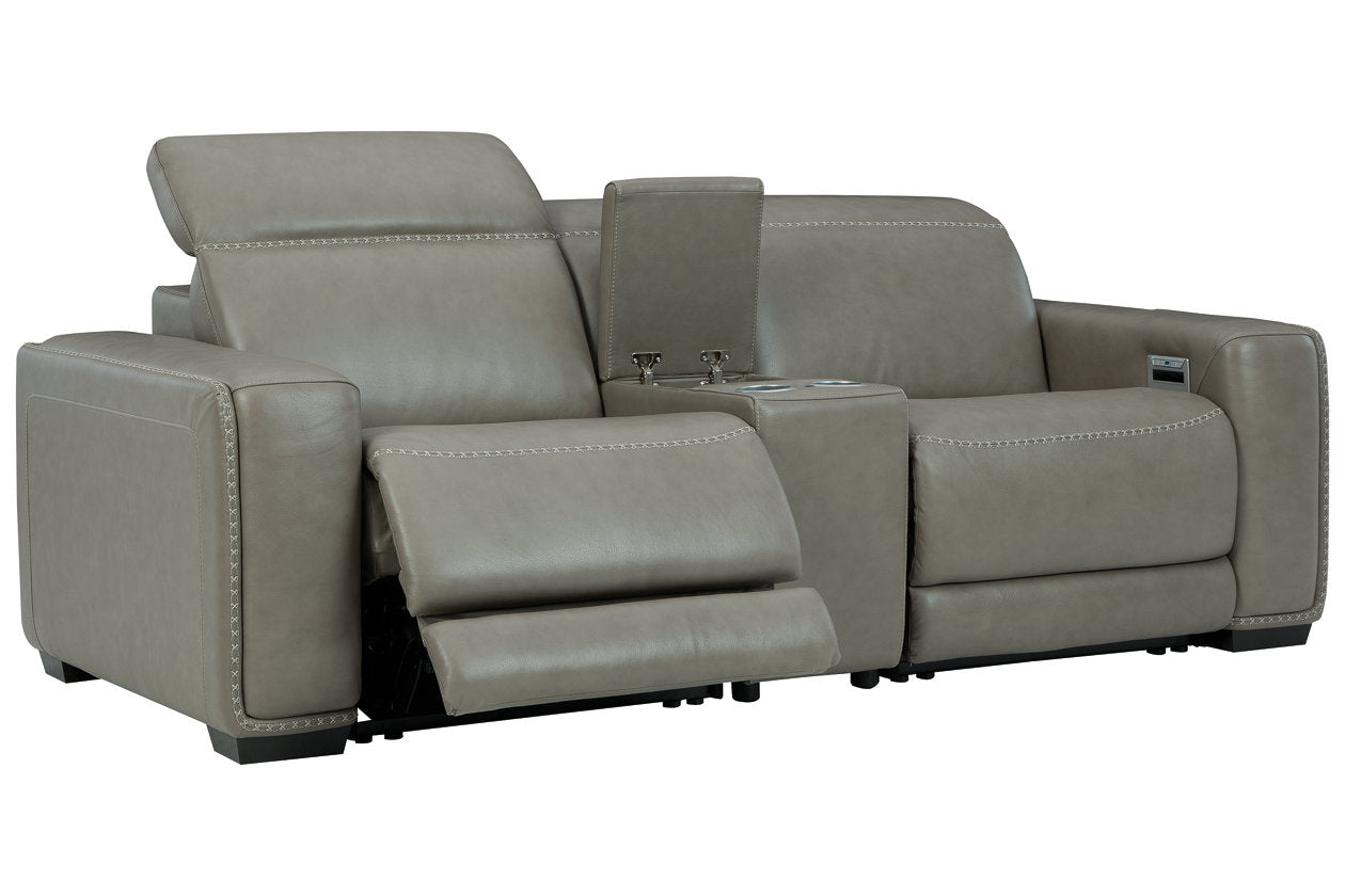 Correze Gray 3-Piece Power Reclining Loveseat - SET | U9420257 | U9420258 | U9420262 - Bien Home Furniture &amp; Electronics