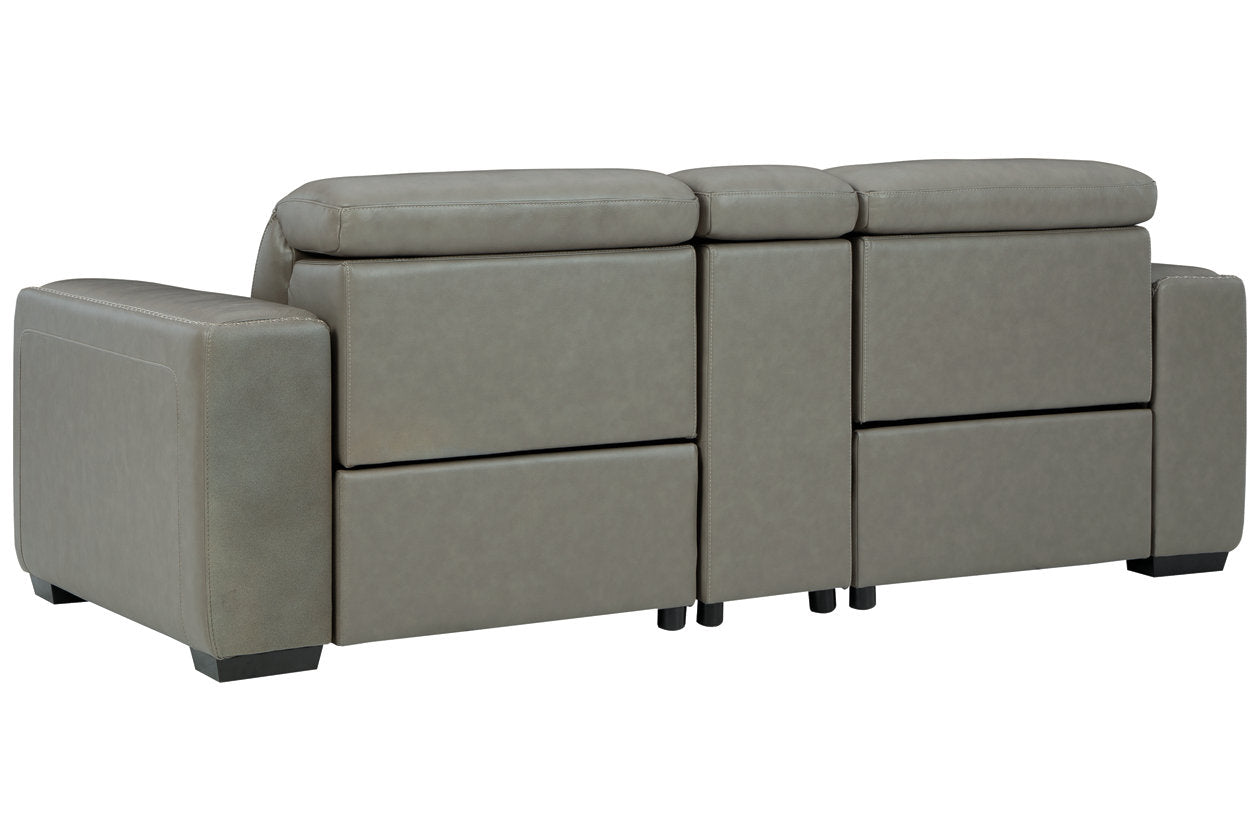Correze Gray 3-Piece Power Reclining Loveseat - SET | U9420257 | U9420258 | U9420262 - Bien Home Furniture &amp; Electronics