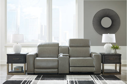 Correze Gray 3-Piece Power Reclining Loveseat - SET | U9420257 | U9420258 | U9420262 - Bien Home Furniture &amp; Electronics