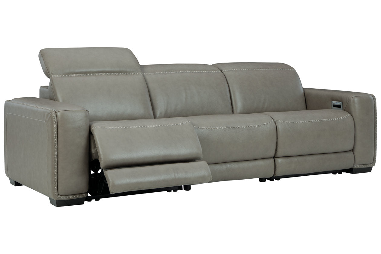 Correze Gray 3-Piece Power Reclining Sofa - SET | U9420246 | U9420258 | U9420262 - Bien Home Furniture &amp; Electronics