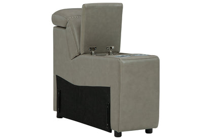 Correze Gray Console with Storage - U9420257 - Bien Home Furniture &amp; Electronics