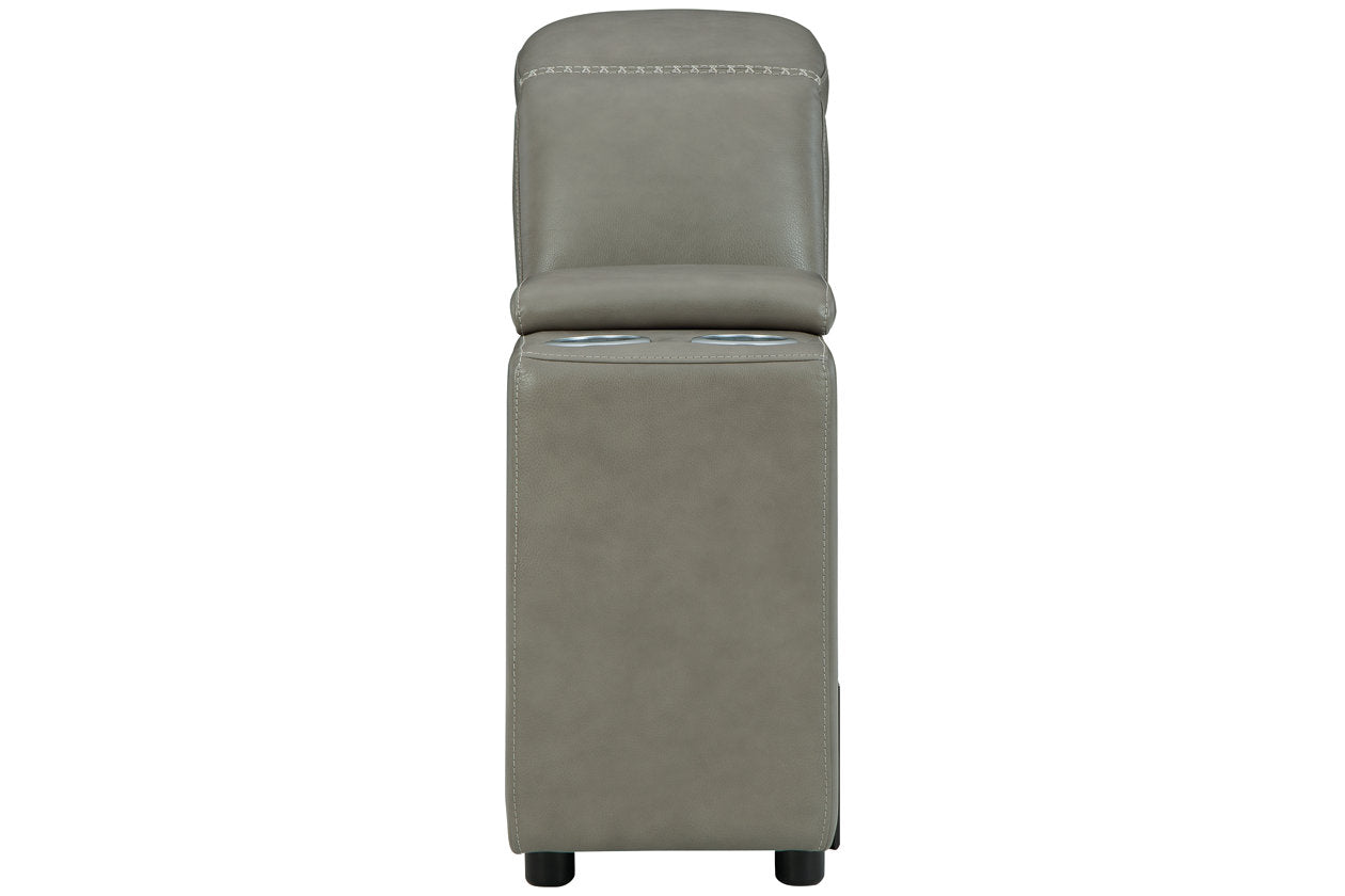 Correze Gray Console with Storage - U9420257 - Bien Home Furniture &amp; Electronics