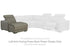 Correze Gray Left-Arm Facing Power Reclining Back Chaise - U9420279 - Bien Home Furniture & Electronics