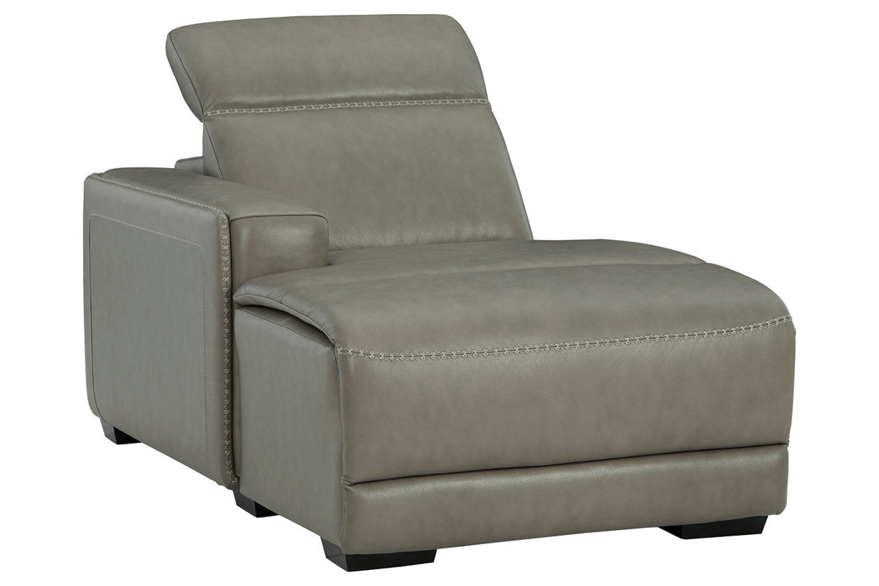 Correze Gray Left-Arm Facing Power Reclining Back Chaise - U9420279 - Bien Home Furniture &amp; Electronics