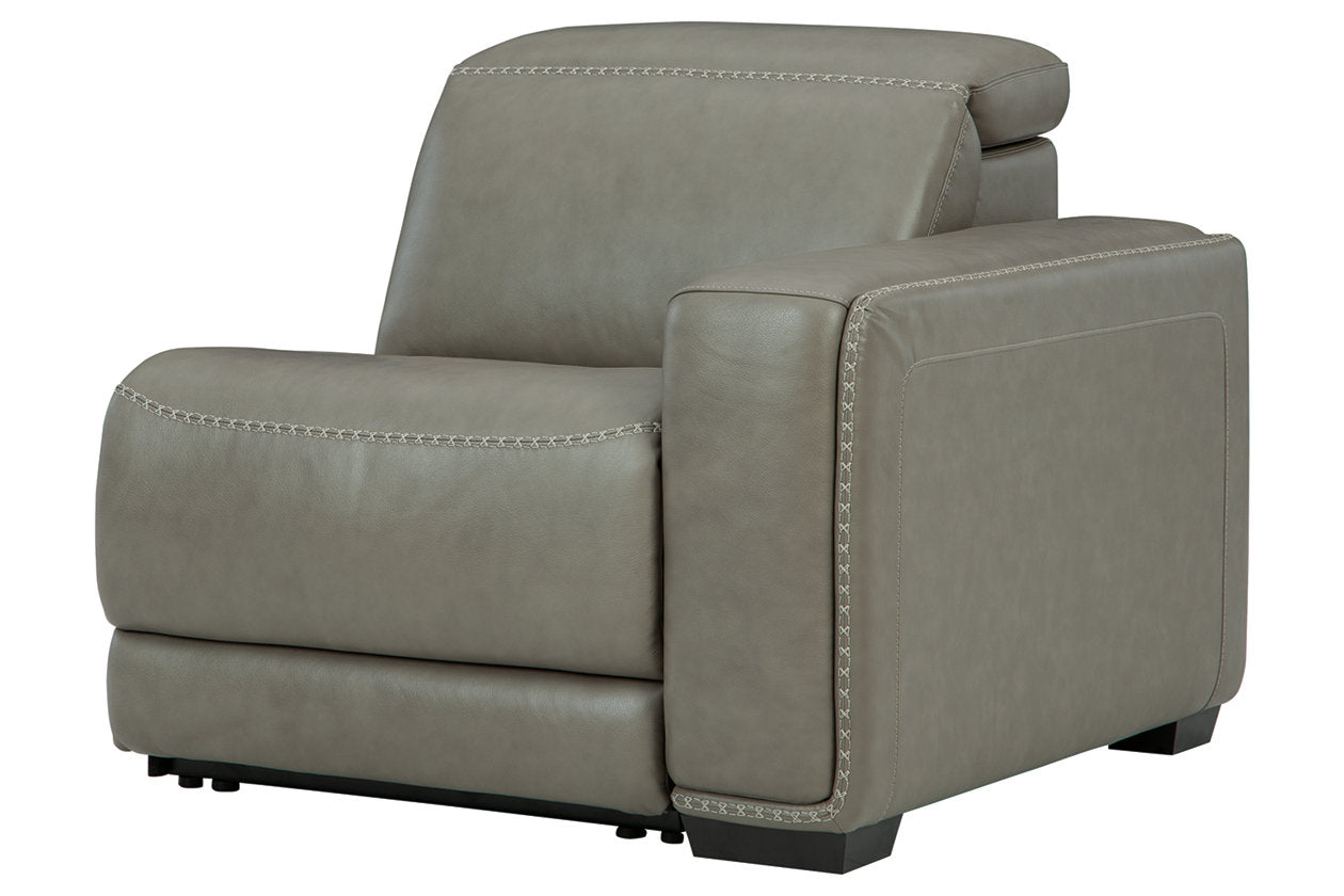 Correze Gray Right-Arm Facing Power Recliner - U9420262 - Bien Home Furniture &amp; Electronics