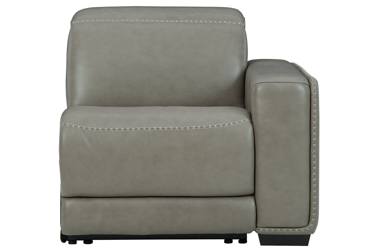 Correze Gray Right-Arm Facing Power Recliner - U9420262 - Bien Home Furniture &amp; Electronics