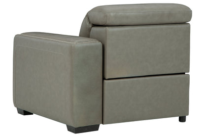 Correze Gray Right-Arm Facing Power Recliner - U9420262 - Bien Home Furniture &amp; Electronics