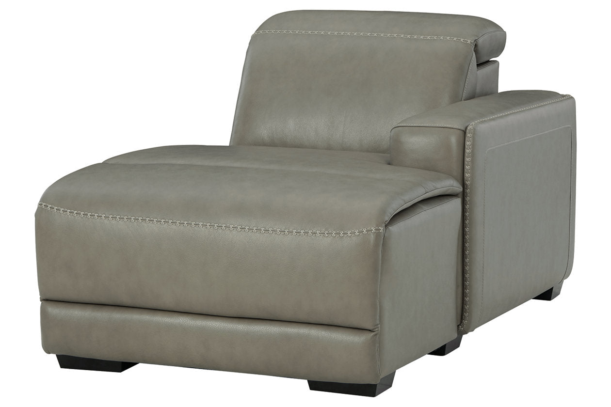 Correze Gray Right-Arm Facing Power Reclining Back Chaise - U9420297 - Bien Home Furniture &amp; Electronics