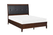 Cotterill Cherry King Upholstered Panel Bed - SET | 1730K-1 | 1730K-2 | 1730-3 - Bien Home Furniture & Electronics