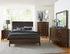 Cotterill Cherry Upholstered Panel Bedroom Set - SET | 1730-1 | 1730-2 | 1730-3 | 1730-5 | 1730-6 - Bien Home Furniture & Electronics