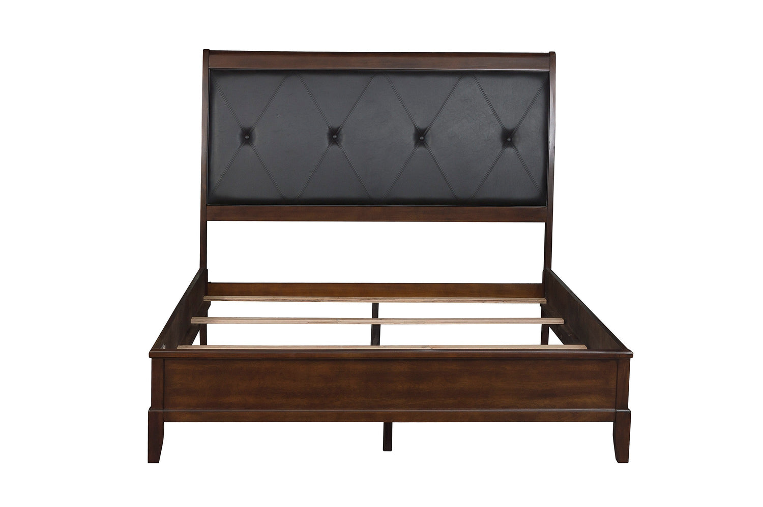 Cotterill Cherry Upholstered Panel Bedroom Set - SET | 1730-1 | 1730-2 | 1730-3 | 1730-5 | 1730-6 - Bien Home Furniture &amp; Electronics