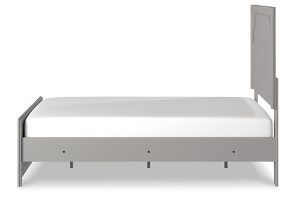 Cottonburg Light Gray/White Full Panel Bed - SET | B1192-55 | B1192-86 - Bien Home Furniture &amp; Electronics