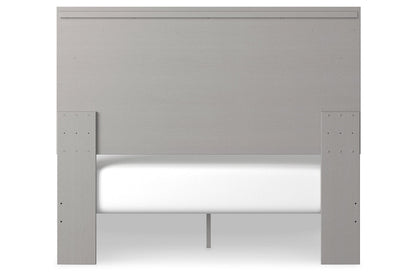 Cottonburg Light Gray/White Queen Panel Bed - SET | B1192-71 | B1192-96 - Bien Home Furniture &amp; Electronics