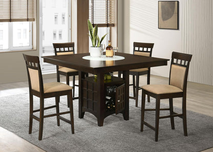 COUNTER HEIGHT TABLE 5 PC SET - 100438-S5A - Bien Home Furniture &amp; Electronics