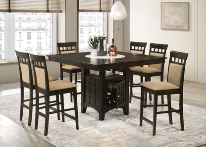 COUNTER HEIGHT TABLE 7 PC SET - 100438-S7A - Bien Home Furniture &amp; Electronics