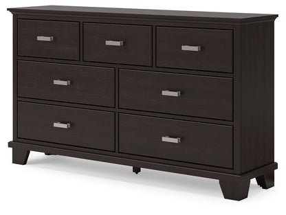 Covetown Dark Brown Dresser - B441-31 - Bien Home Furniture &amp; Electronics