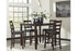 Coviar Brown 5-Piece Counter Height Set - D385-223 - Bien Home Furniture & Electronics