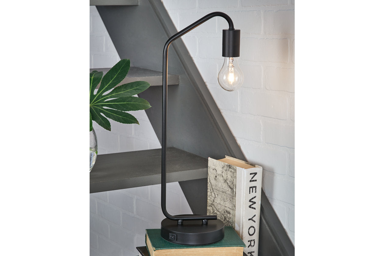 Covybend Black Desk Lamp - L734312 - Bien Home Furniture &amp; Electronics