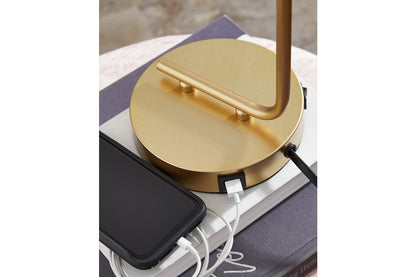 Covybend Gold Desk Lamp - L734332 - Bien Home Furniture &amp; Electronics