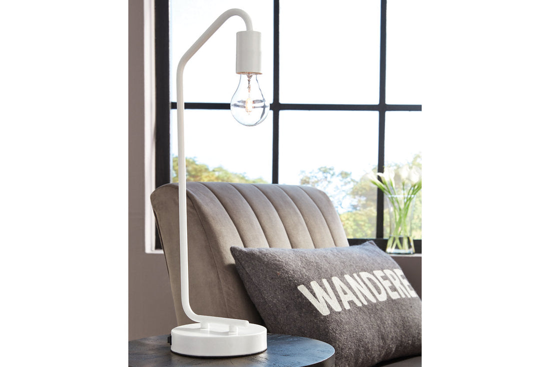 Covybend White Desk Lamp - L734322 - Bien Home Furniture &amp; Electronics