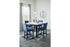 Cranderlyn Blue/White 5-Piece Counter Height Set - D163-223 - Bien Home Furniture & Electronics