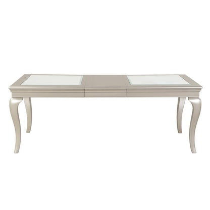 Crawford Silver Extendable Dining Table - 5546-84 - Bien Home Furniture &amp; Electronics