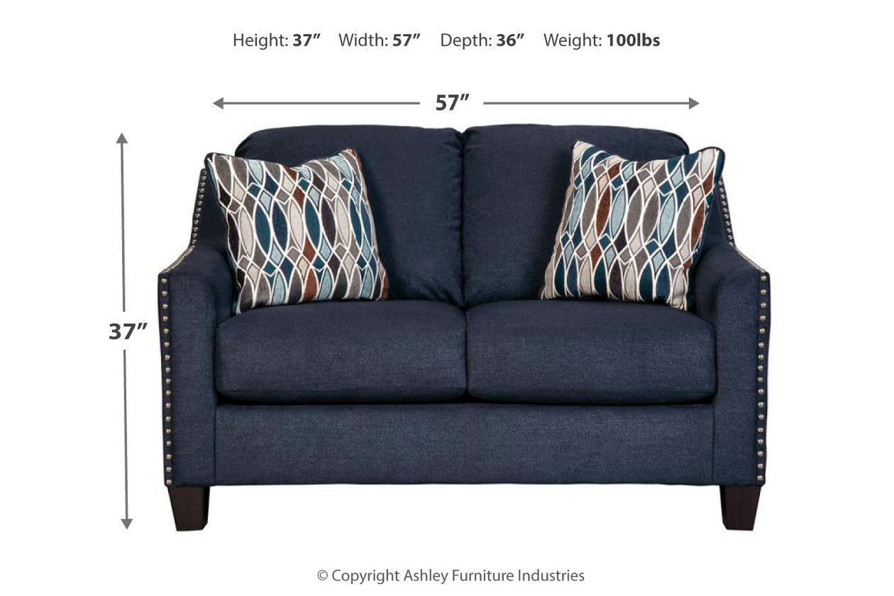 Creeal Heights Ink Loveseat - 8020235 - Bien Home Furniture &amp; Electronics