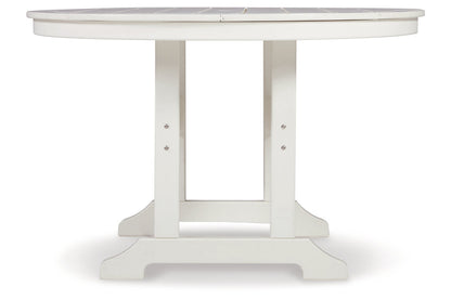 Crescent Luxe White Outdoor Dining Table - P207-615 - Bien Home Furniture &amp; Electronics