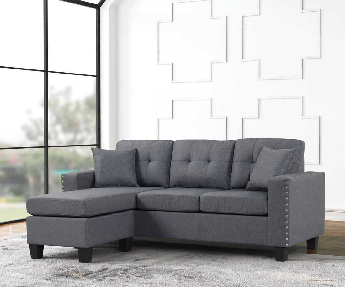 Cris Gray - Reversible Sectional - Cris Gray - Bien Home Furniture &amp; Electronics